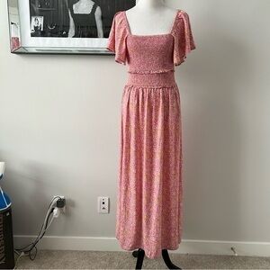 Patrons of Peace Tie Back Maxi Dress